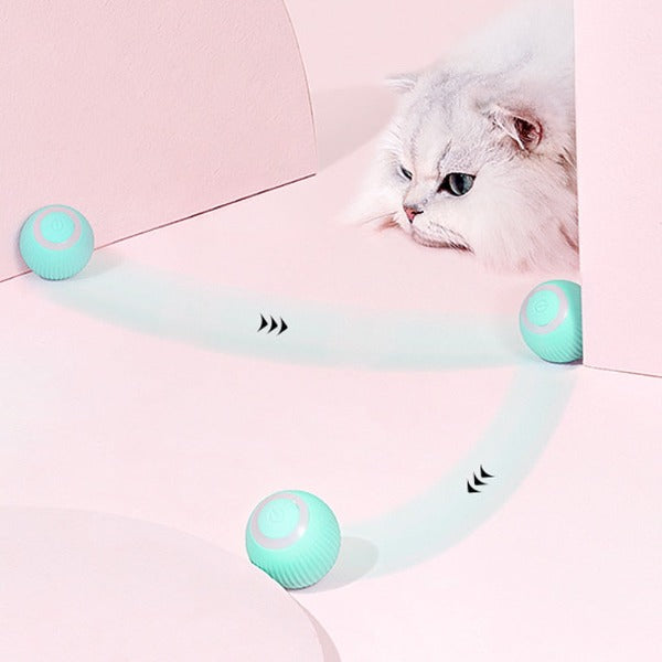 PurrPlaysphere - Smart Moving Cat Toy --